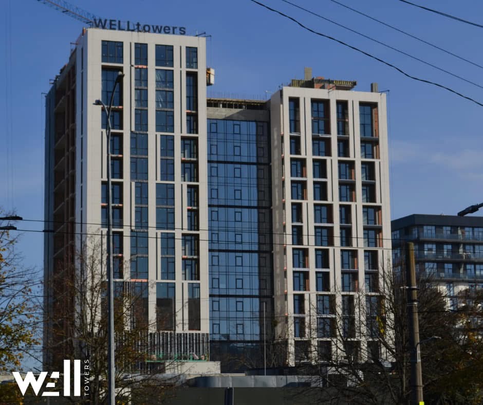 Вікна та фасад ЖК Well Towers